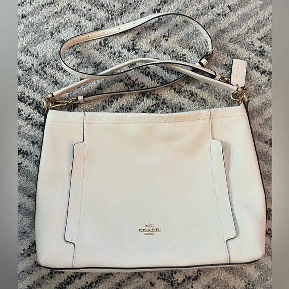 Like New Cream Coach Hobo Bag - Picture 13 of 13